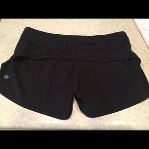 Lululemon speed shorts. 4 way stretch