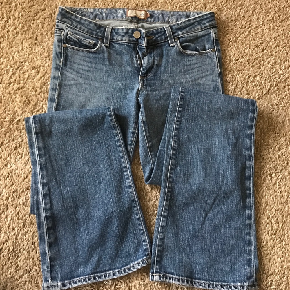 Paige jeans, faded blue color