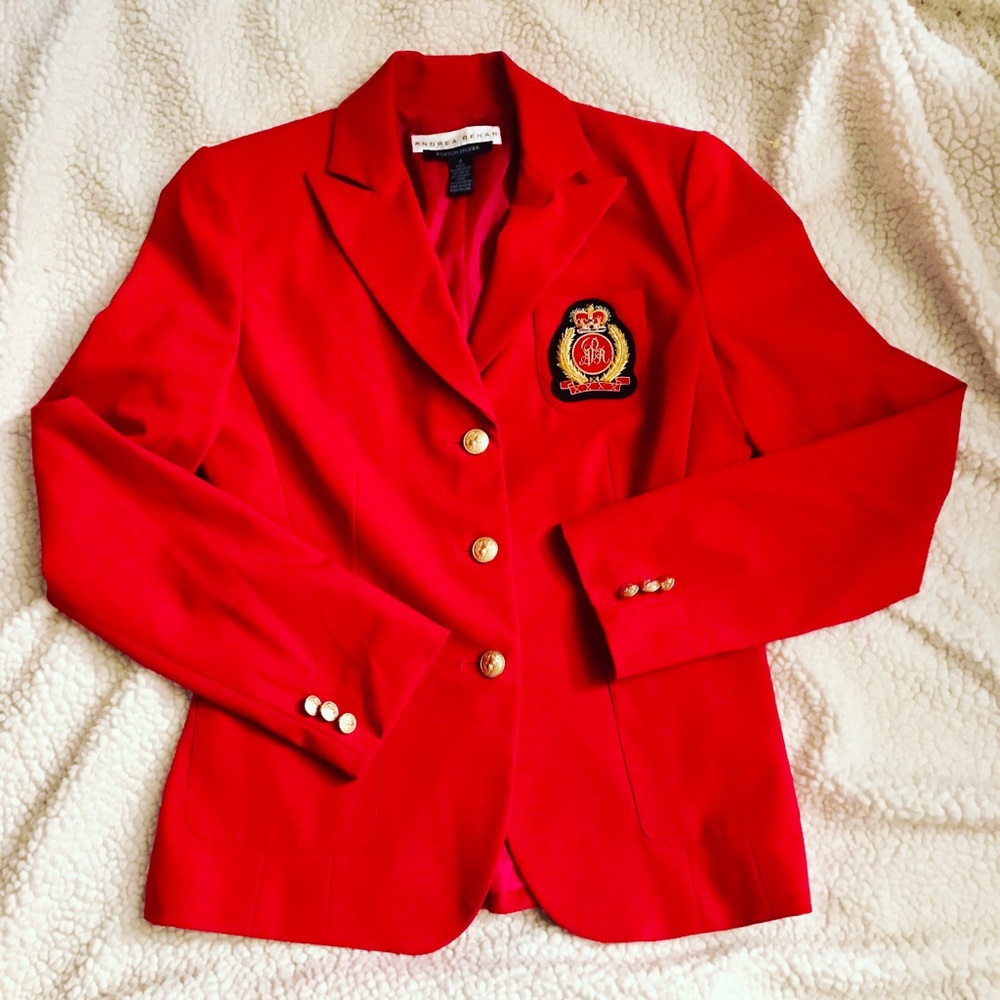 SOLD Gorgeous Red Boston Proper Blazer