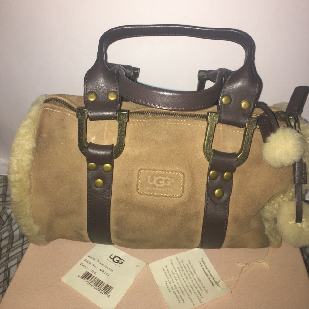 Ugg Pixie Small Duffle Handbag Authentic - image 1