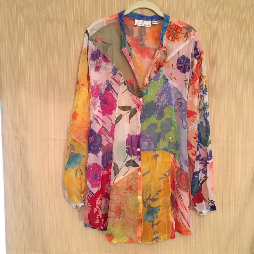 Patchwork blouse