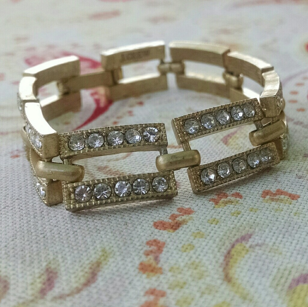 J. Crew, Brushed Gold-toned Link Bracelet