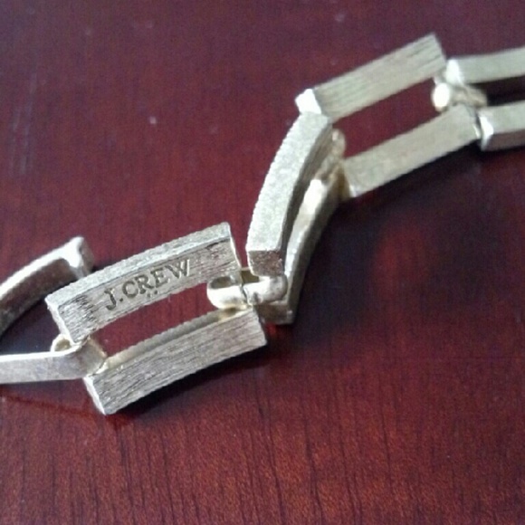 J. Crew, Brushed Gold-toned Link Bracelet - Picture 2 of 3