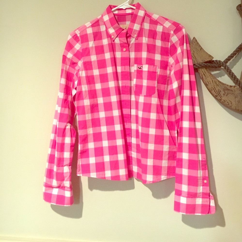 Hollister Plaid Button up Shirt