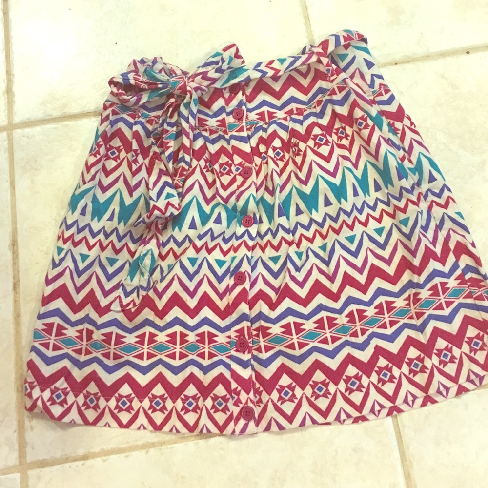 multicolored skirt