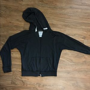🔵Grey Aeropostale hooded zip-up jacket NWOT🔵