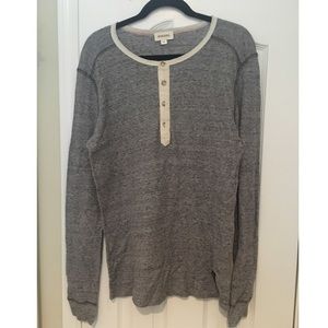 NWOT Men's Diesel long sleeve grey shirt size XL