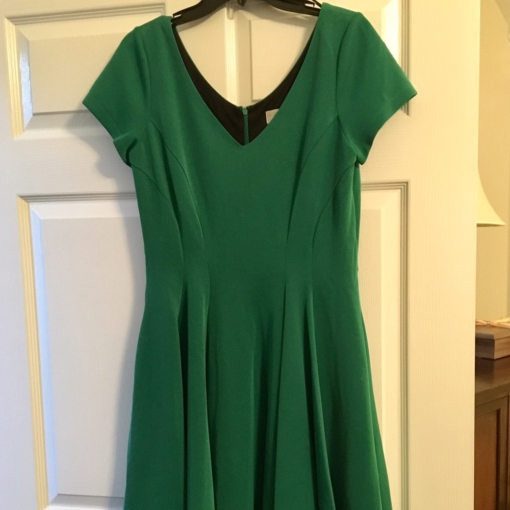 Emerald green special occasion dress
