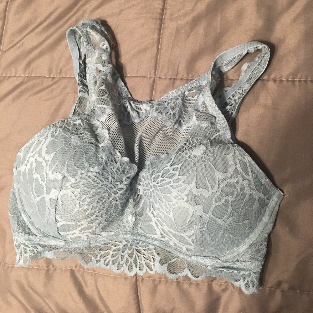 Victoria Secret Pink High Lace Padded Bralette