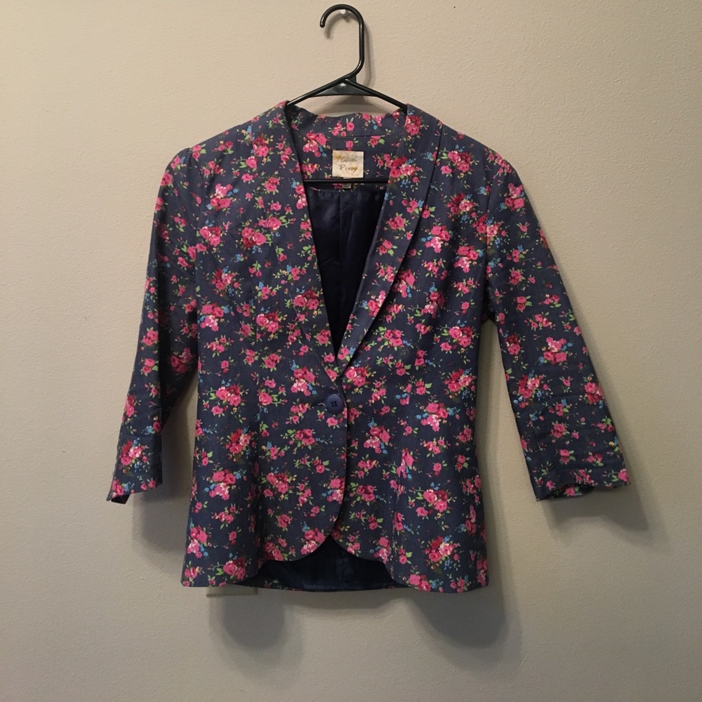 floral blazer