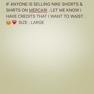 ISO NIKE SHORTS &' SHIRTS