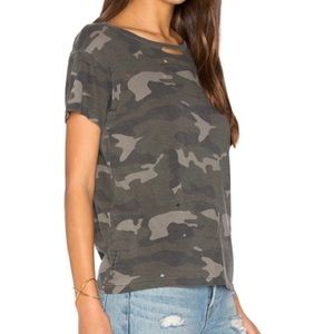 RAGDOLL Distressed Vintage Camo Tee
