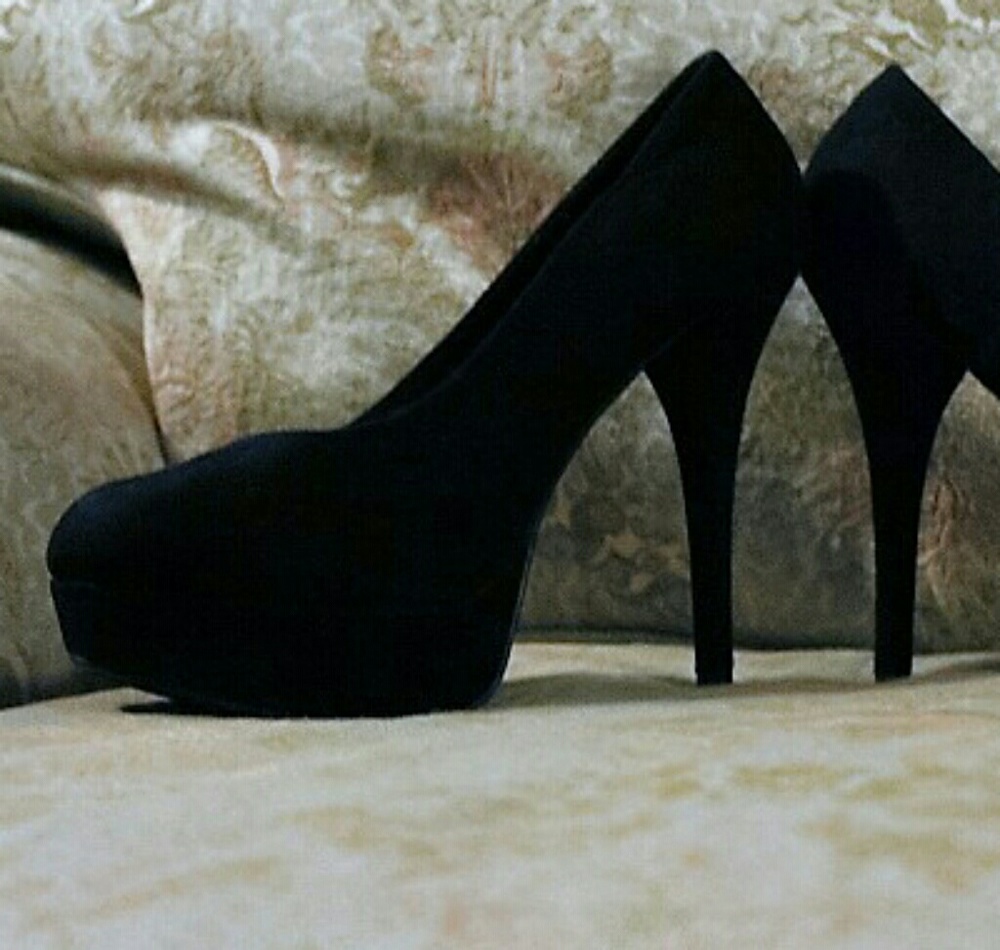 Black high heels