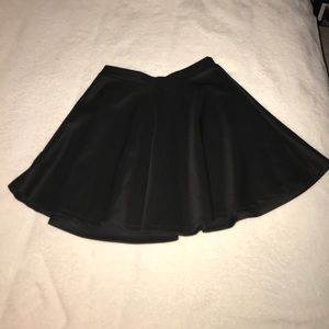 Black skater skirt