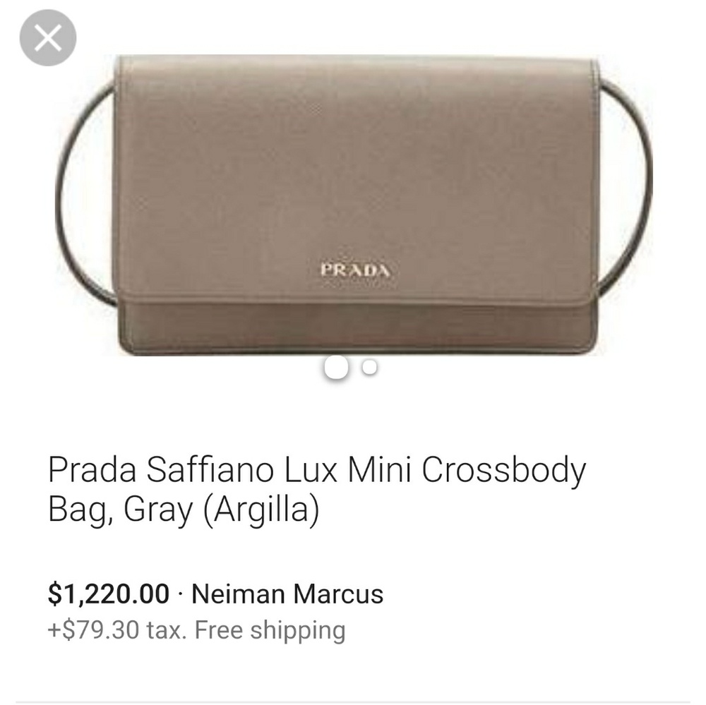 SOLD Prada saffiano lux crossbody