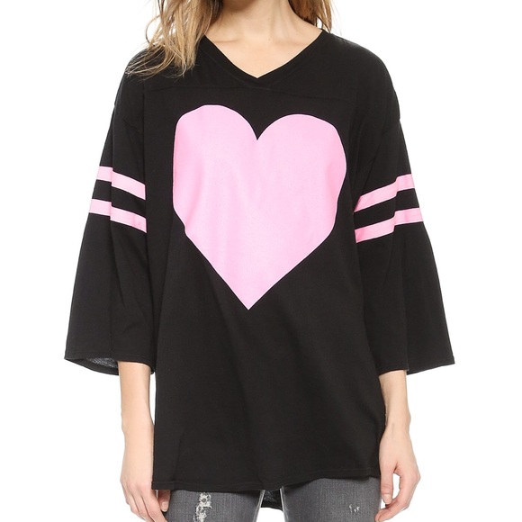 Wildfox Tops - WILDFOX Barefoot Heart Jersey