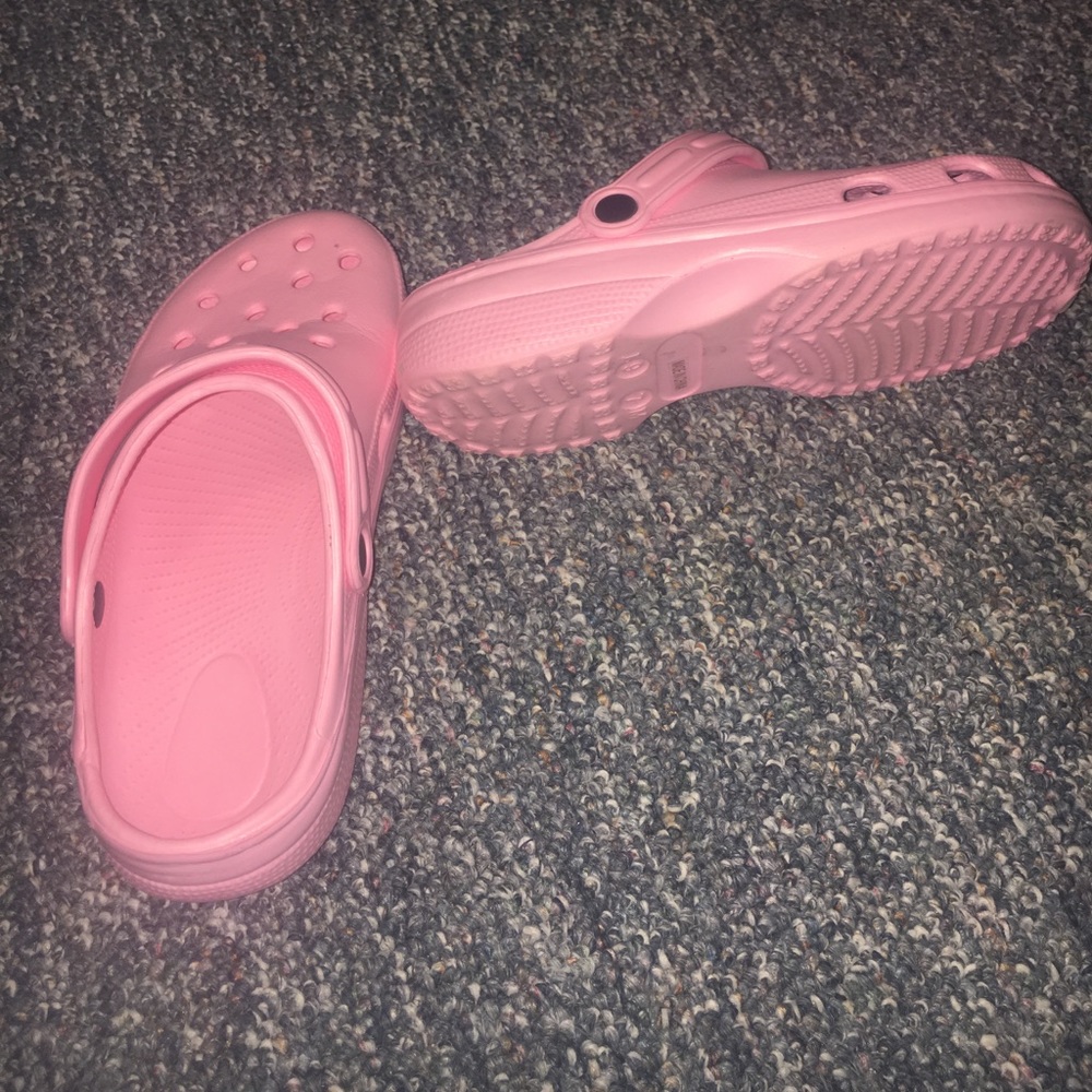 Pink generic brand crocs