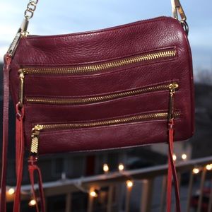 Rebecca Minkoff Five-Zip Crossbody Bag