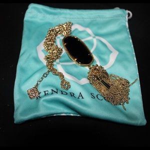 Kendra Scott Black Rayne Necklace