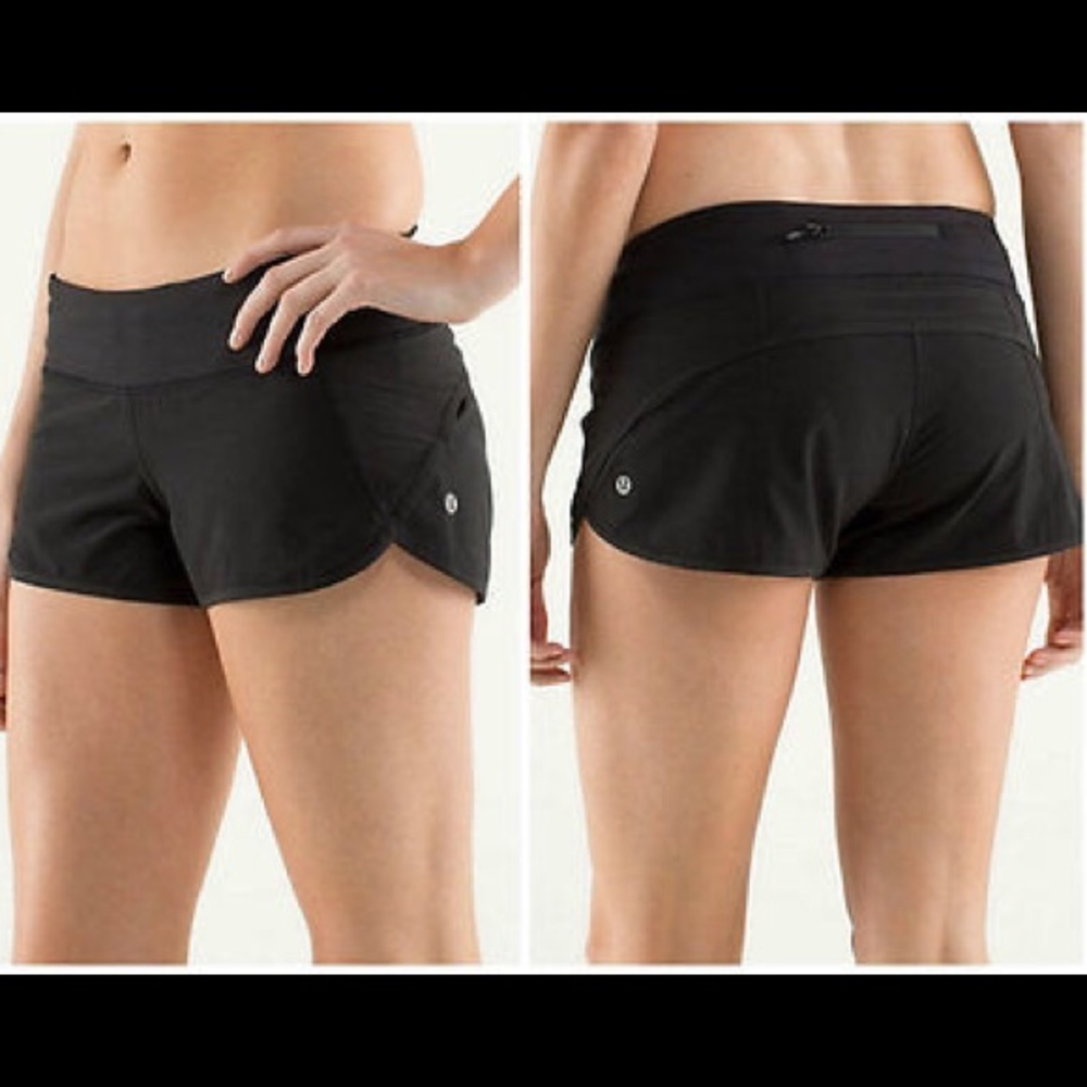 🚩FINAL PRICE🚩Lululemon Black Speed Shorts