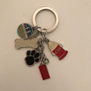 Coach Dog Keychain