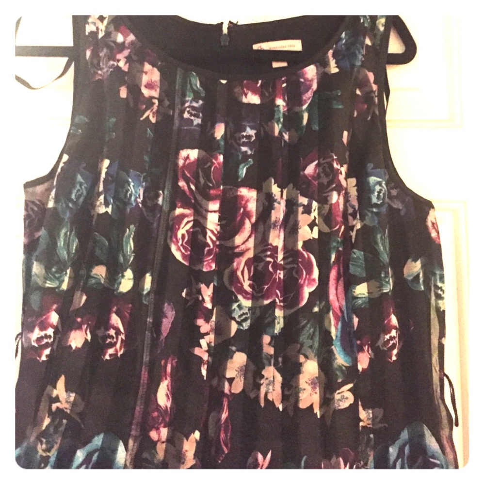 Dress Barn Floral striped dress. Size 12.
