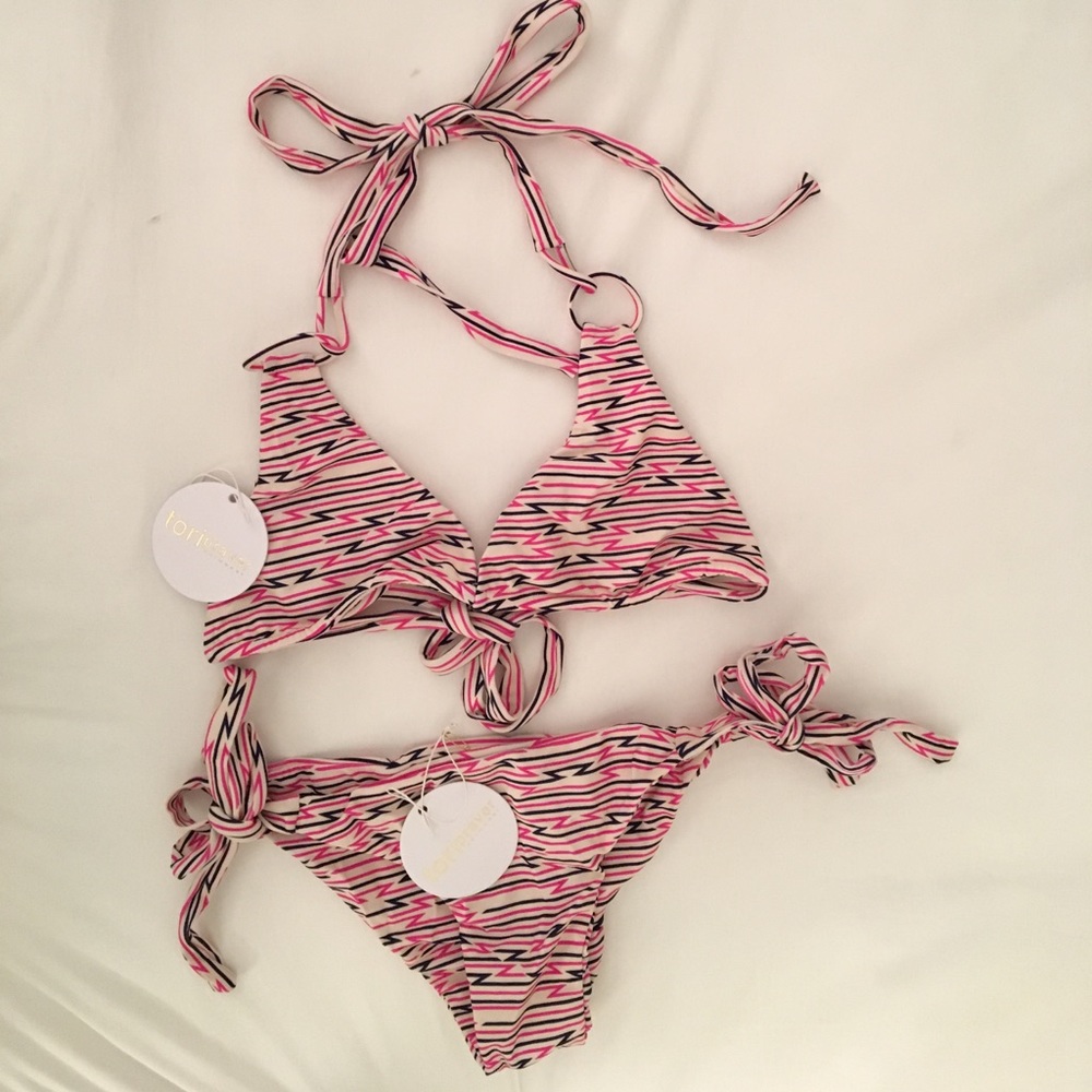 Tori Praver swimsuit set size large available