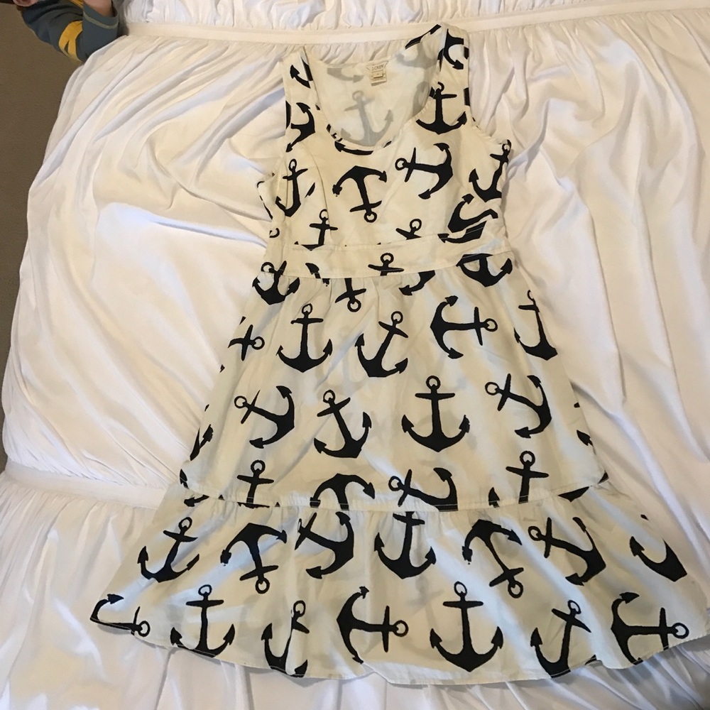 J Crew Anchor Print Dress