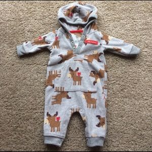 Fuzzy Moose Onesie