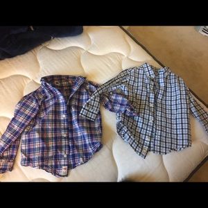 2 Janie and jack button up shirts
