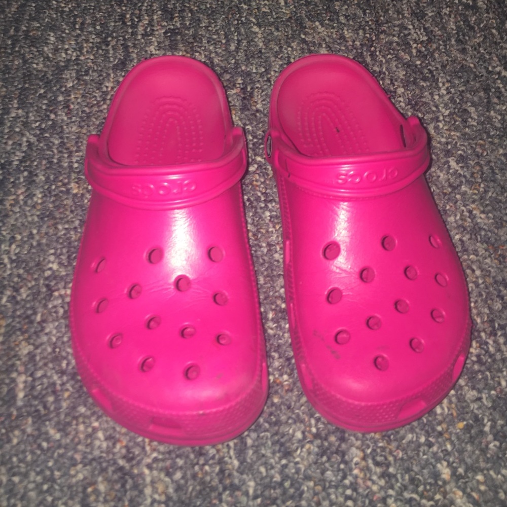 Candy pink crocs M 7 W9