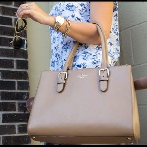 Kate Spade large nude tote