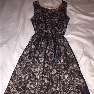 Black lace dress