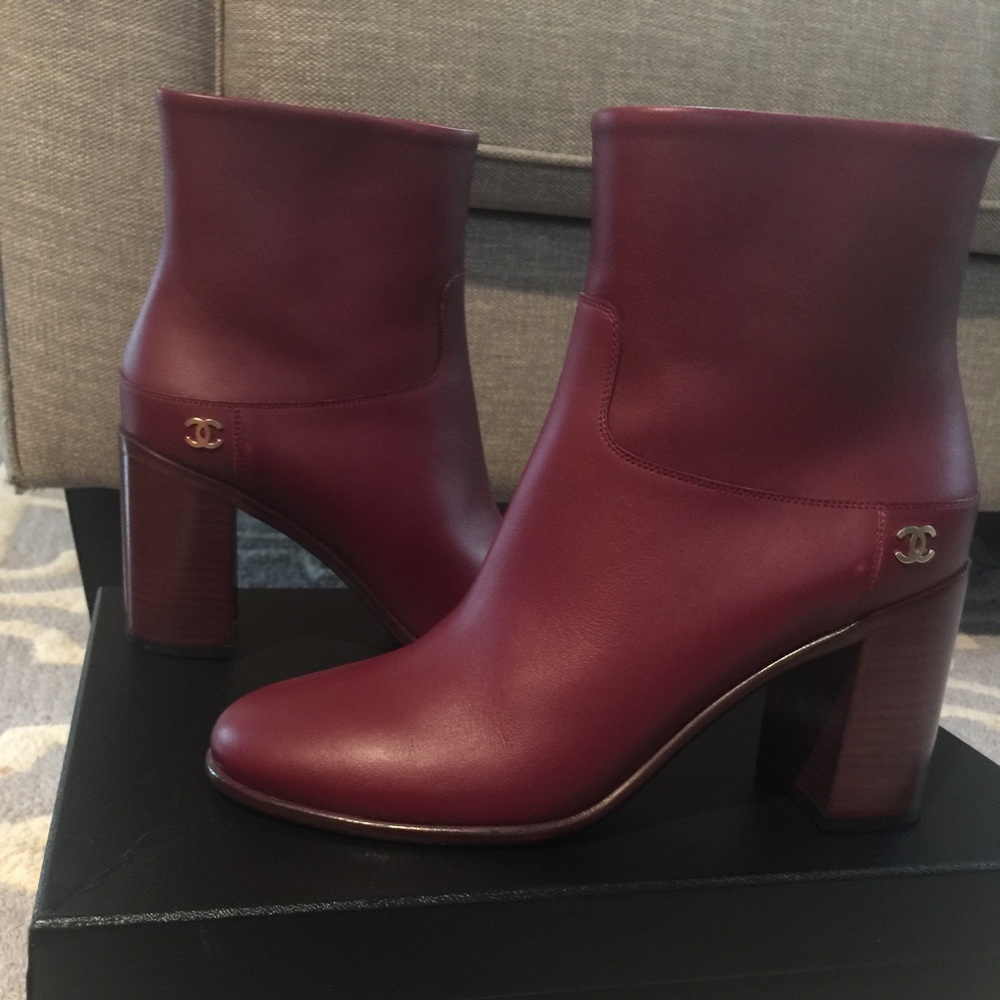 100% authentic Chanel booties