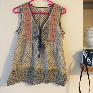 House of Harlow 1960 boho noa tank XS