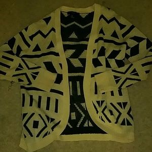 Forever 21 patterned cardigan