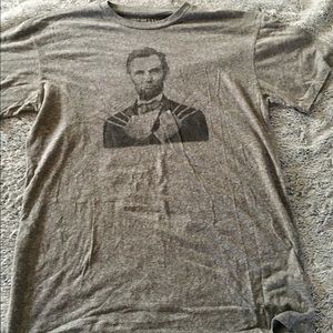 Chive tee (Abe Lincoln Freddie Kruger hands)
