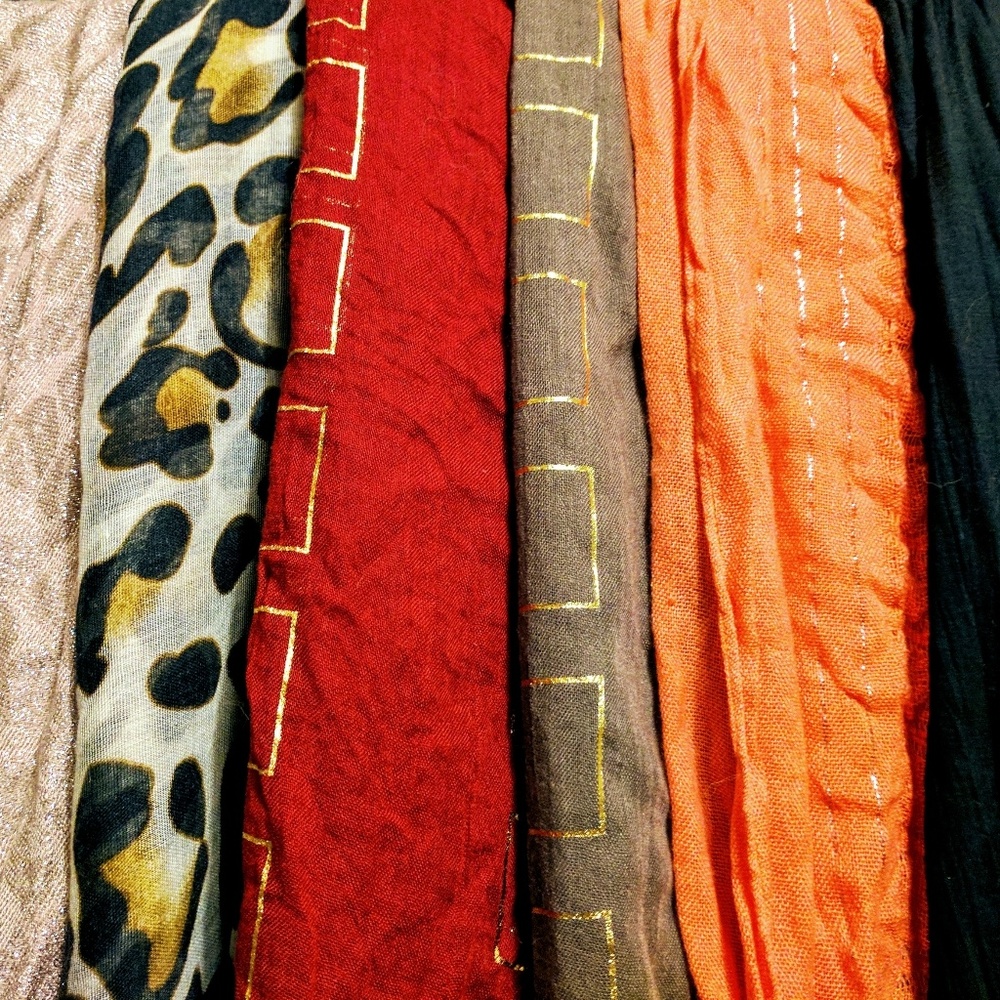 6 Scarves