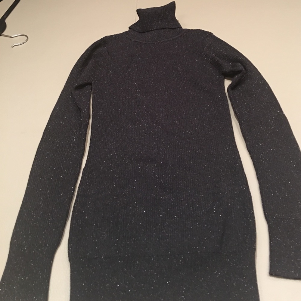 shiny black top for day or evening