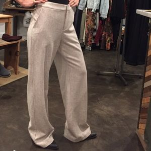 Wide Leg Wool Blend Trousers!