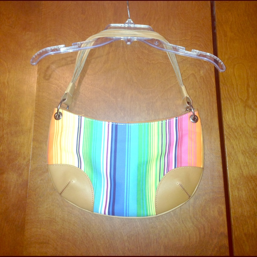 Rainbow colored purse