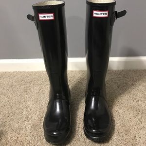 Original tall gloss hunter boots