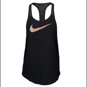 black and gold nike tank top