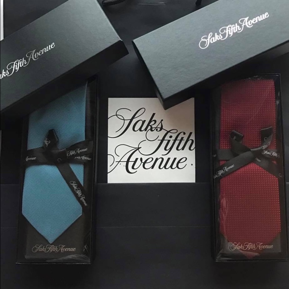 New in Box Saks Fifth Ave Men's Ties