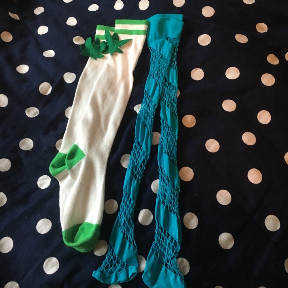 ⭐️ Rave Socks ⭐️ (green only)