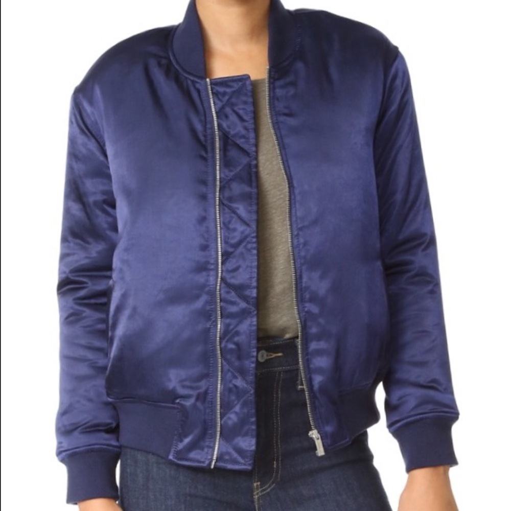 Silk Finders Keepers Navy Bomber!