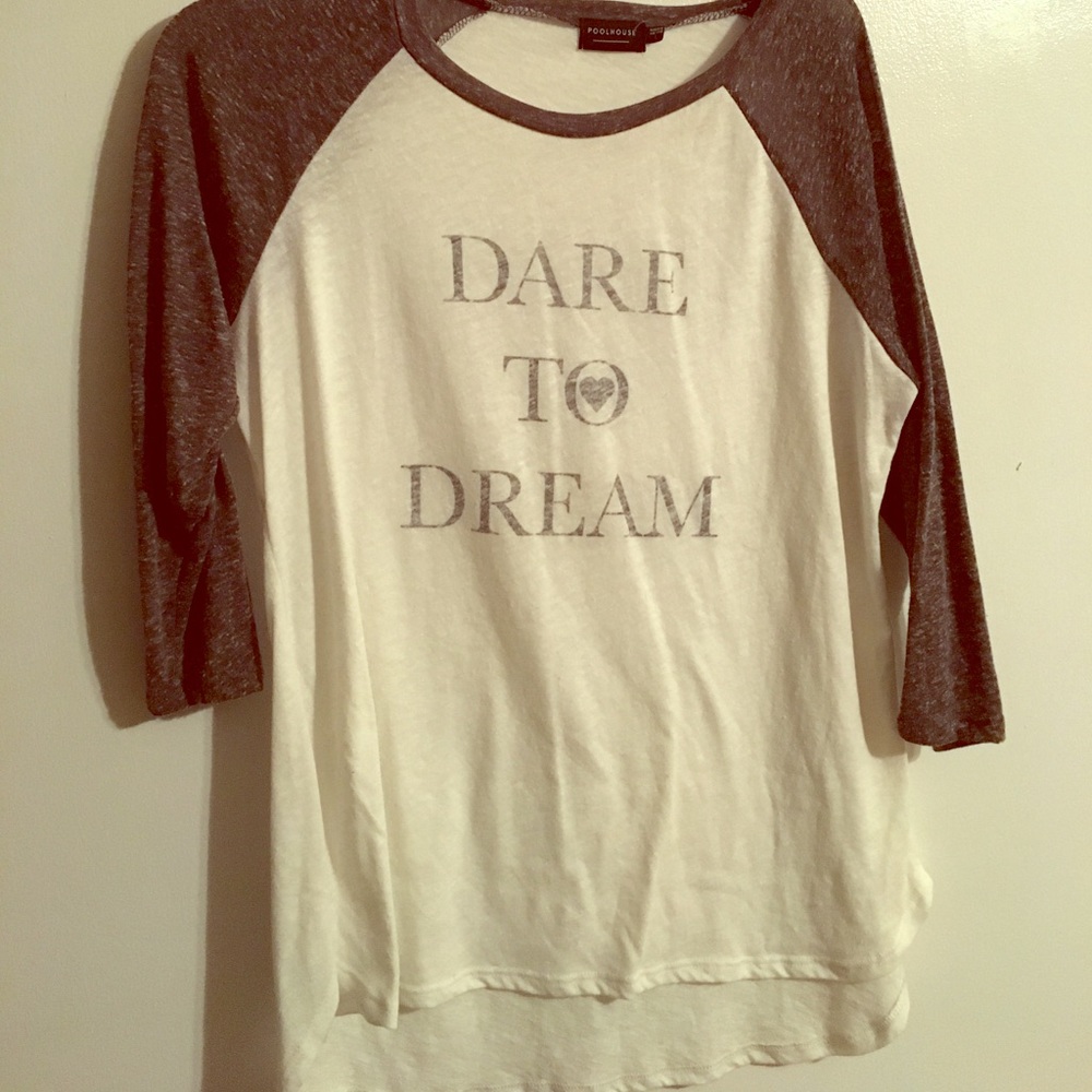 "Dare to Dream" Baseball Tee