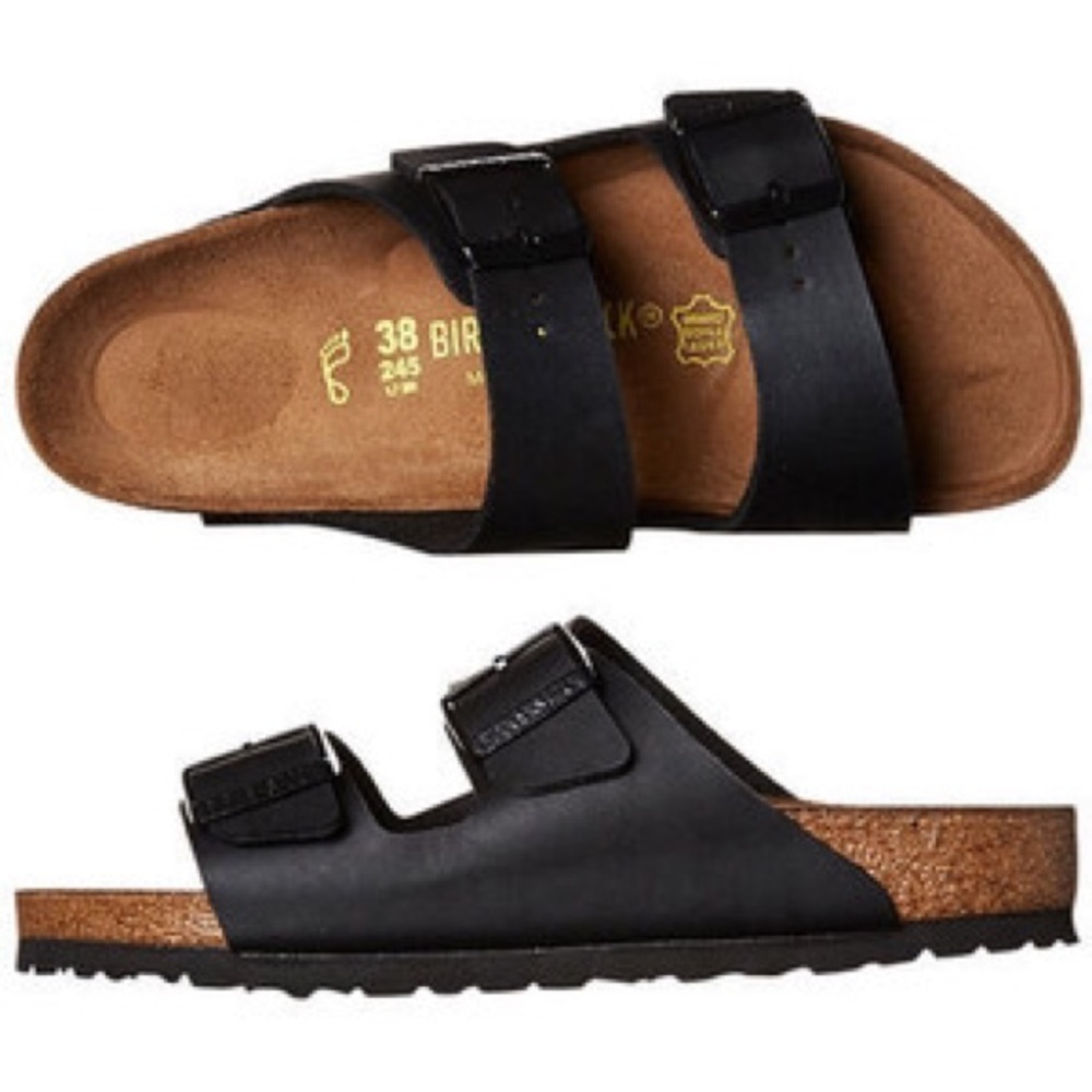 Women Birkenstock black sandals