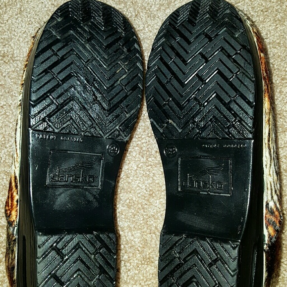 💕💕SOLD OOS💕DANSKO LEOPARD CLOGS💕39💕8.5M💕💕 - Picture 7 of 7