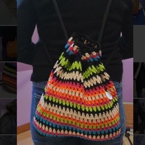 The Sak Crochet Mutil-color backpack